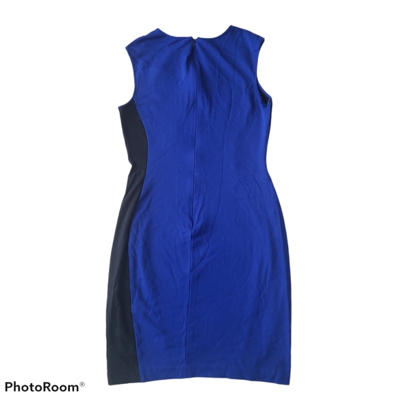 🎉 Cynthia Steffe bodycon blue black dress 4 - Picture 2 of 6